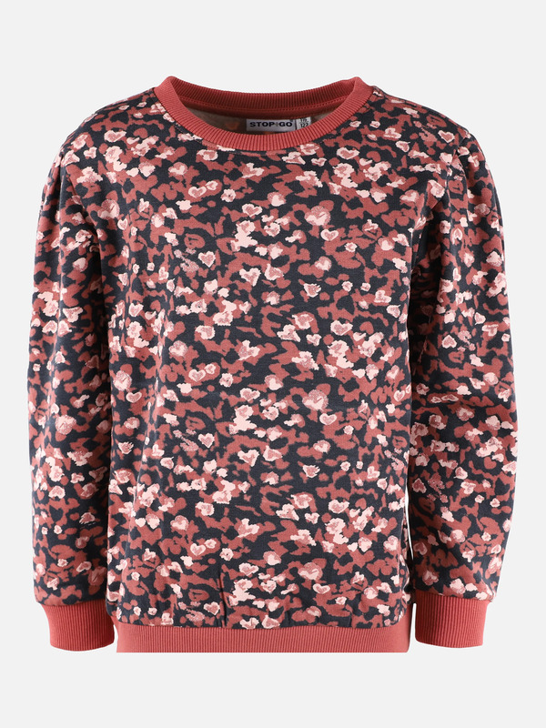 Bild 1 von Mädchen Sweatshirt mit Alloverprint Rot