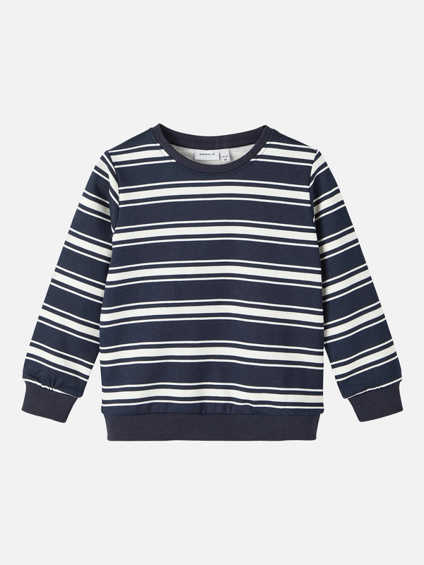 Bild 1 von Jungen Pullover mit Print oder Streifen Blau