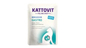 Kattovit Katzennassfutter Feline Diet Gastro Ente + Reis