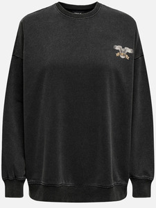 Only ONLLUCINDA L/S TAMED Sweatshirt Schwarz