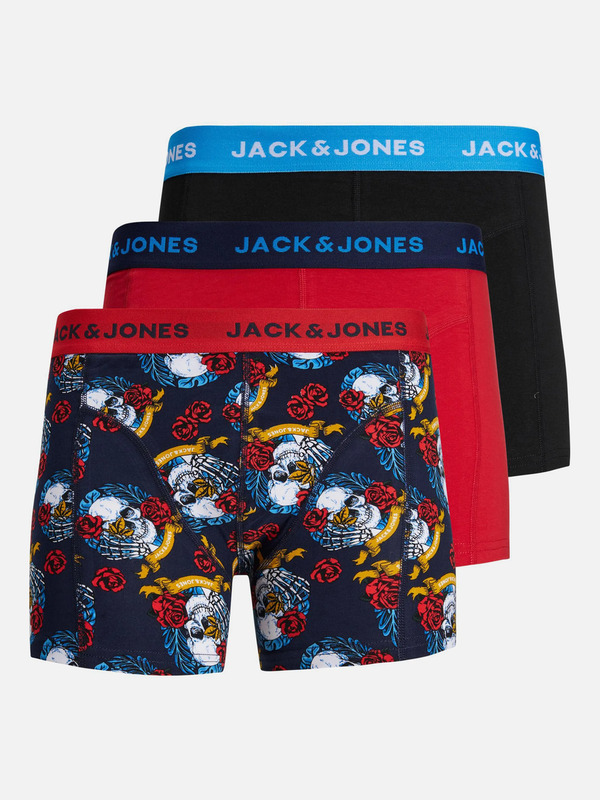 Bild 1 von Jack&Jones JACLIMIT SKULL TRUNKS im 3er Pack Rot