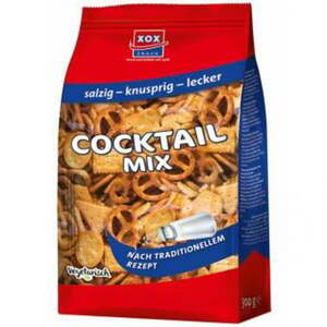 Cocktailmix 300g Mischung aus gesalzenem Laugen- und Weizengebäck