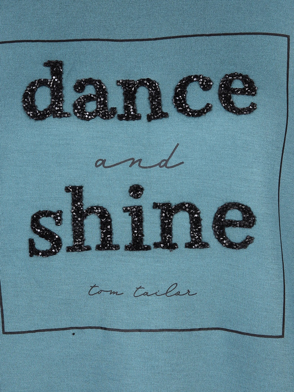 Bild 3 von Damen Sweatshirt mit Glitter Print Grün