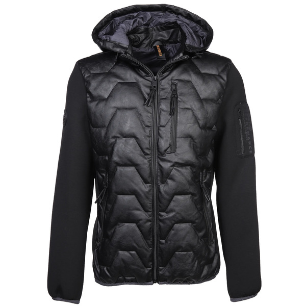 Bild 1 von Herren Steppjacke mit Kapuze Schwarz