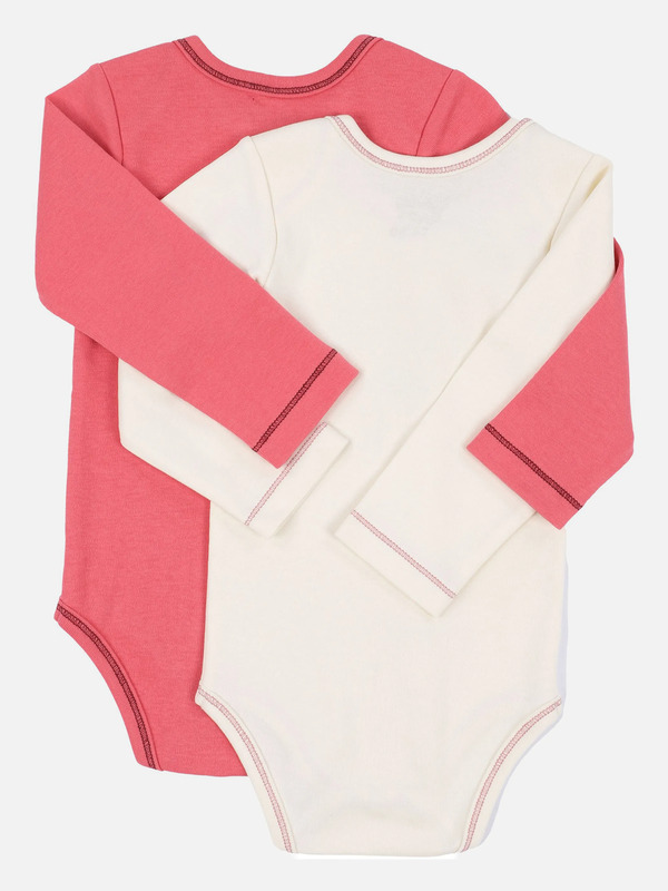 Bild 2 von Baby Sprüche Body im 2er Pack Weiß