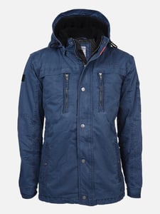 Herren Fieldjacket mit abnehmbarer Mütze Grün