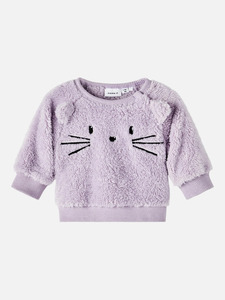 Baby TEDDY Kuschelsweatshirt Lila