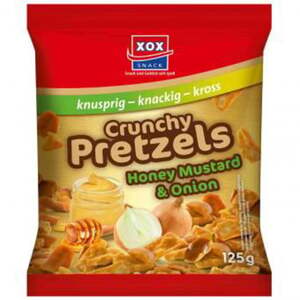 Crunchy Pretzels 'Honey Mustard & Onion' 125g