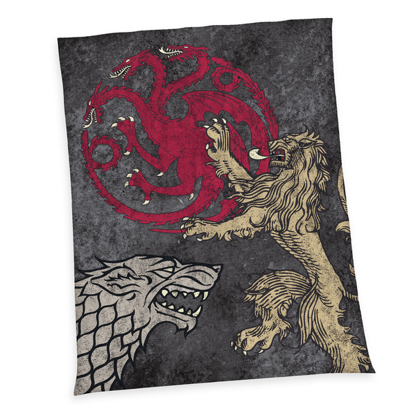 Bild 1 von Game of Thrones Wellsoft-Flauschdecke, Größe: 150 x 200 cm