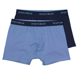 Sportswear Herren-Boxershorts 2er-Pack, Dunkelblau, M