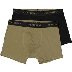 Sportswear Herren-Boxershorts 2er-Pack, Olivgrün, L