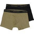 Bild 1 von Sportswear Herren-Boxershorts 2er-Pack, Olivgrün, L