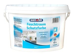 Feuchtraumschutzfarbe 2,5L Innenfarbe für feuchte Räume