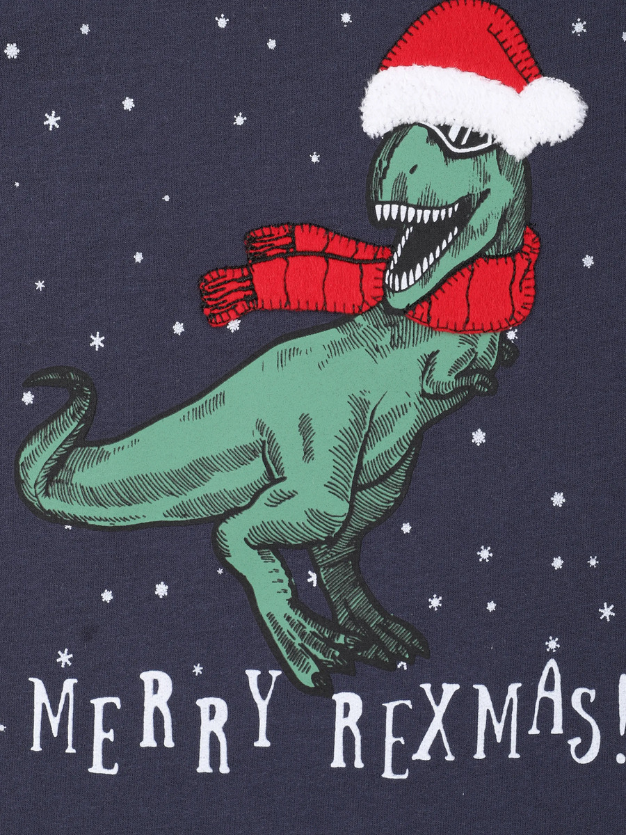 Bild 3 von Jungen Sweatshirt mit witzigem Print Blau