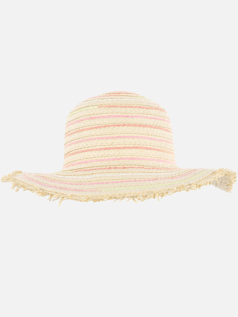 Bild 1 von Mädchen Strohhut mit Kontraststreifen Bunt