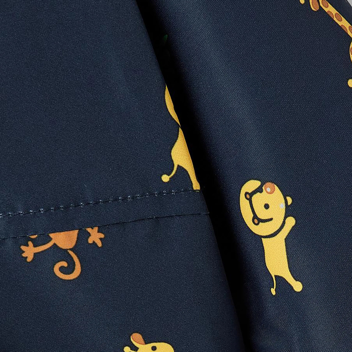 Bild 4 von Jungen Steppjacke mit abnehmbarer Kapuze und Alloverprint Blau