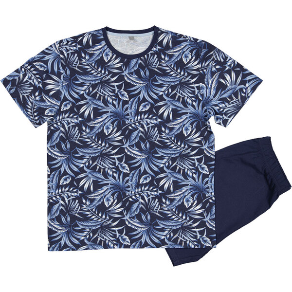 Bild 1 von Herren-Kurzpyjama Kurze Ärmel, Navy, L