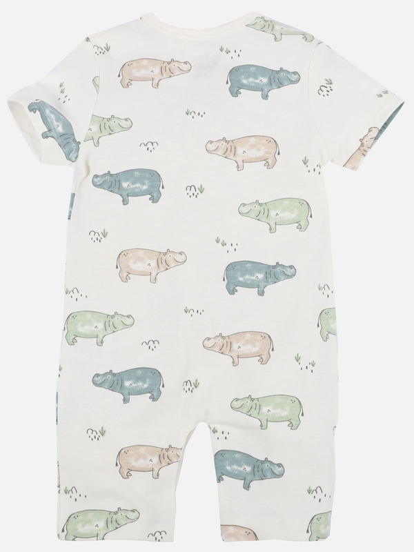 Bild 2 von Baby unisex Kurzarmbody mit Print Weiß