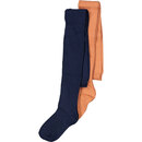 Bild 1 von Mädchen-Strumpfhose 2er-Pack, Navy/Terra, 134/140