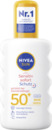 Bild 1 von NIVEA SUN Sensitiv Sofortschutz Sonnenspray mit LSF 50+, 200 ml