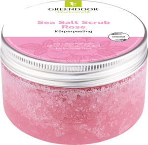 GREENDOOR Sea Salt Scrub Rose, 280 g