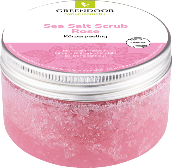 Bild 1 von GREENDOOR Sea Salt Scrub Rose, 280 g