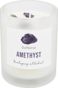 IDEENWELT Duftkerze Amethyst Beruhigung & Klarheit