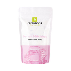 GREENDOOR Milchbad Rosenblüte Honig, 200 g