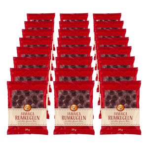 Santa Claus in Town Jamaica Rumkugeln 200 g, 24er Pack