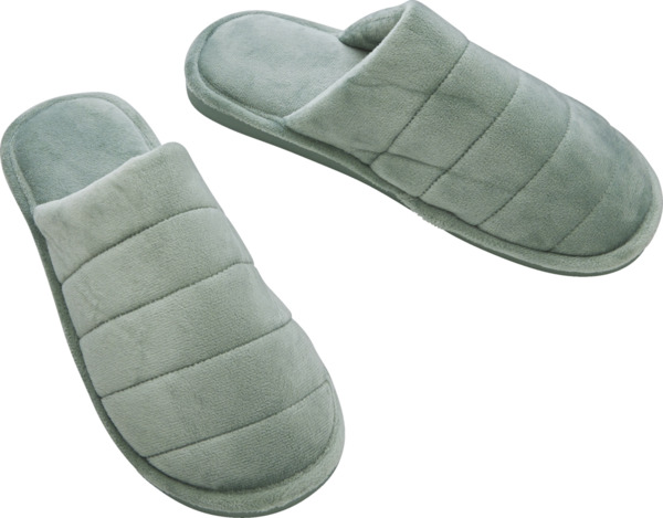 Bild 1 von IDEENWELT Wellness Slipper grün Gr. 40