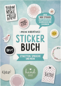 EMF Mein kreatives Stickerbuch Etiketten, Sprüche & mehr