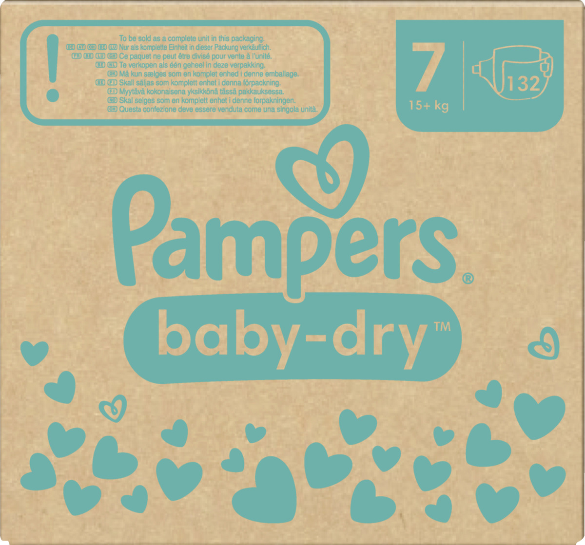 Bild 2 von Pampers Baby Dry Windeln Gr.7 (15+kg) Monatsbox