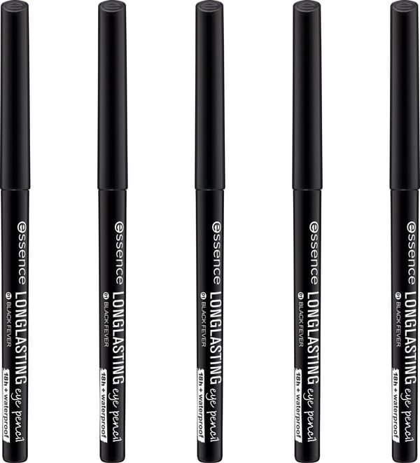 Bild 1 von essence Long Lasting Eye Pencil 01 - black fever, 5er Set