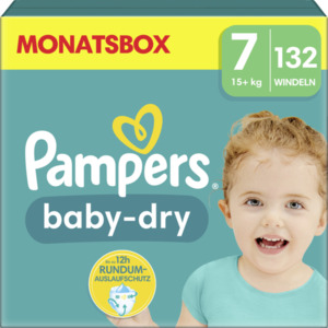 Pampers Baby Dry Windeln Gr.7 (15+kg) Monatsbox