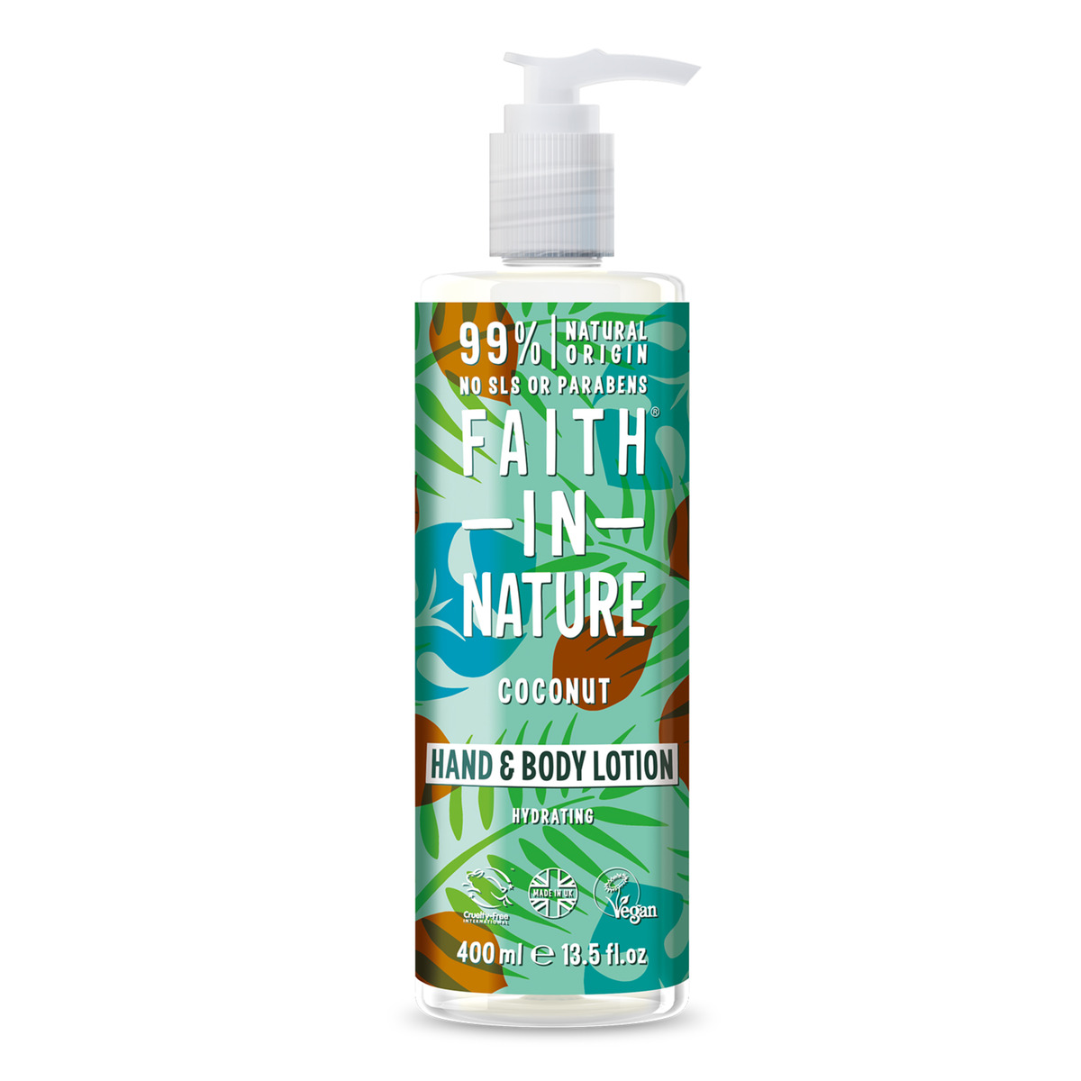 Bild 1 von Faith in Nature Hand & Body Lotion Kokos, 400 ml