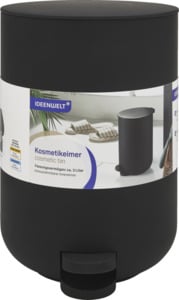 IDEENWELT Kosmetikeimer schwarz