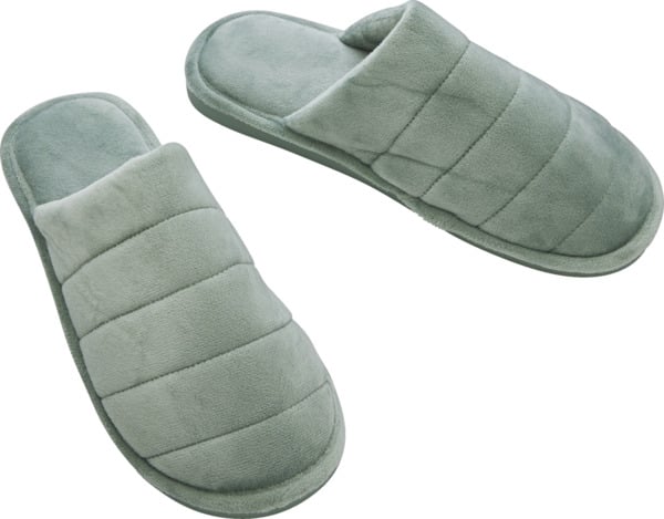 Bild 1 von IDEENWELT Wellness Slipper grün Gr. 41