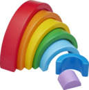 Bild 1 von IDEENWELT Holz-Stapelspiel Regenbogen bunt