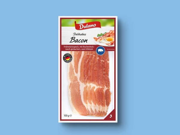 Bild 1 von Dulano Delikatess Bacon,  100 g