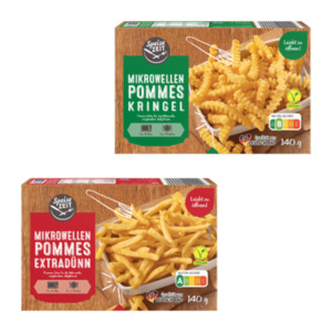 SPEISEZEIT Mikrowellen-Pommes 140g