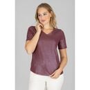 Bild 1 von LYLA Homewear Shirt 1/2-Arm V-Ausschnitt Allover Glanzdruck