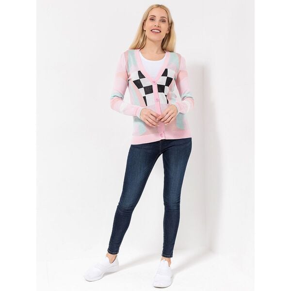 Bild 1 von ICONIC by Marina Hoermanseder Cardigan multicolor figurumspielend