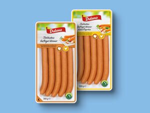 Dulano Delikatess Geflügel-Wiener,  300 g