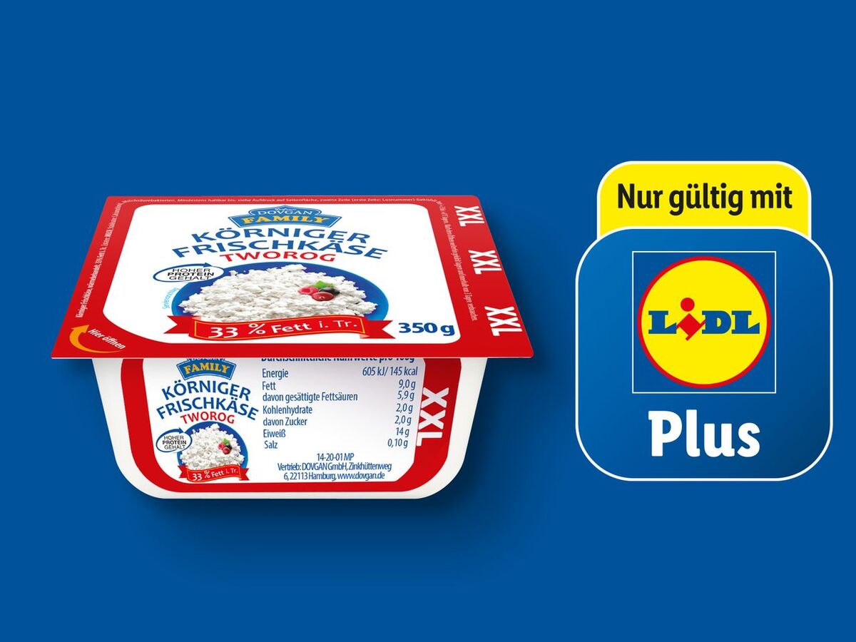 Bild 1 von Dovgan Family Körniger Frischkäse XXL,  350 g