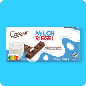 CHOCEUR Milchriegel, Kakao Rainforest Alliance zertifiziert