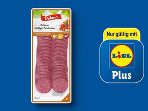 Dulano Delikatess Geflügel Edelsalami,  130 g