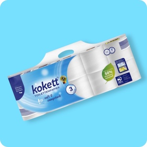 KOKETT Toilettenpapier, 3-lagig