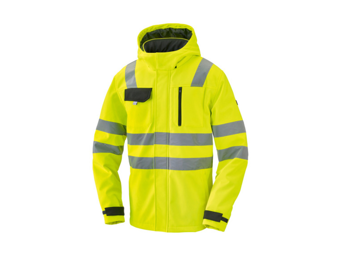 Bild 2 von PARKSIDE PERFORMANCE® Herren Warnschutz-Softshelljacke, winddicht