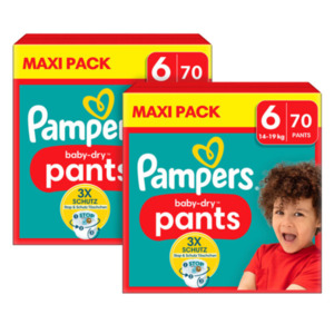 Baby Dry Pants, Gr. 6 Extra Large, Maxi Pack, 2er Set