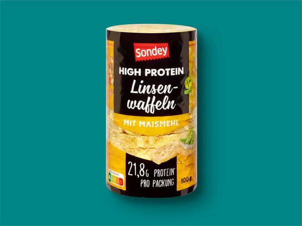 Bild 1 von Sondey High Protein Linsenwaffeln,  100 g